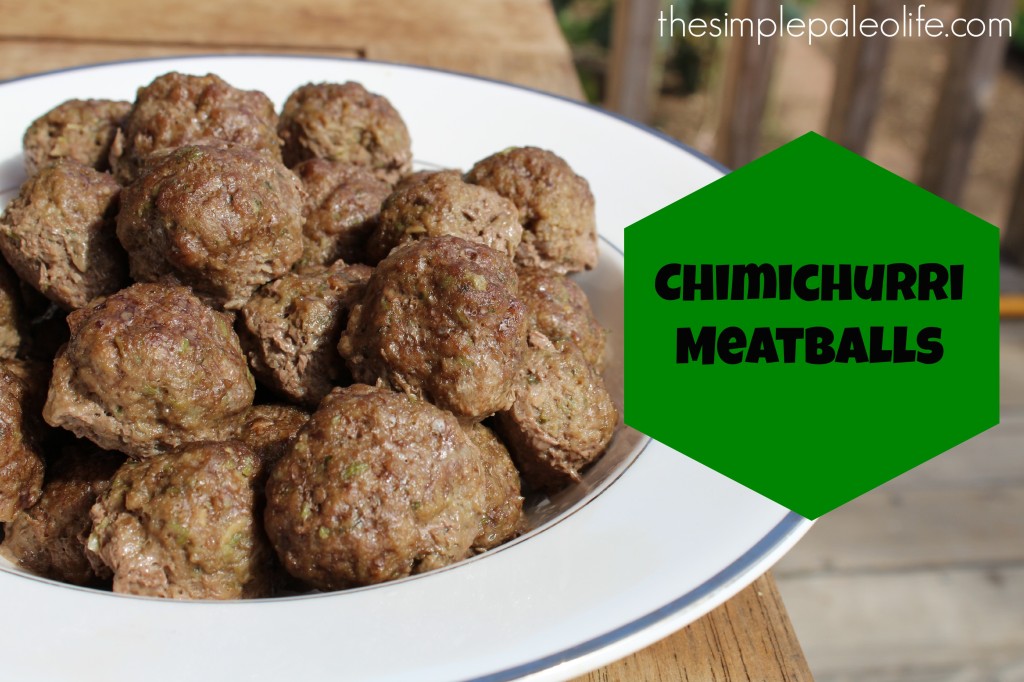 Chimichurri Meatballs