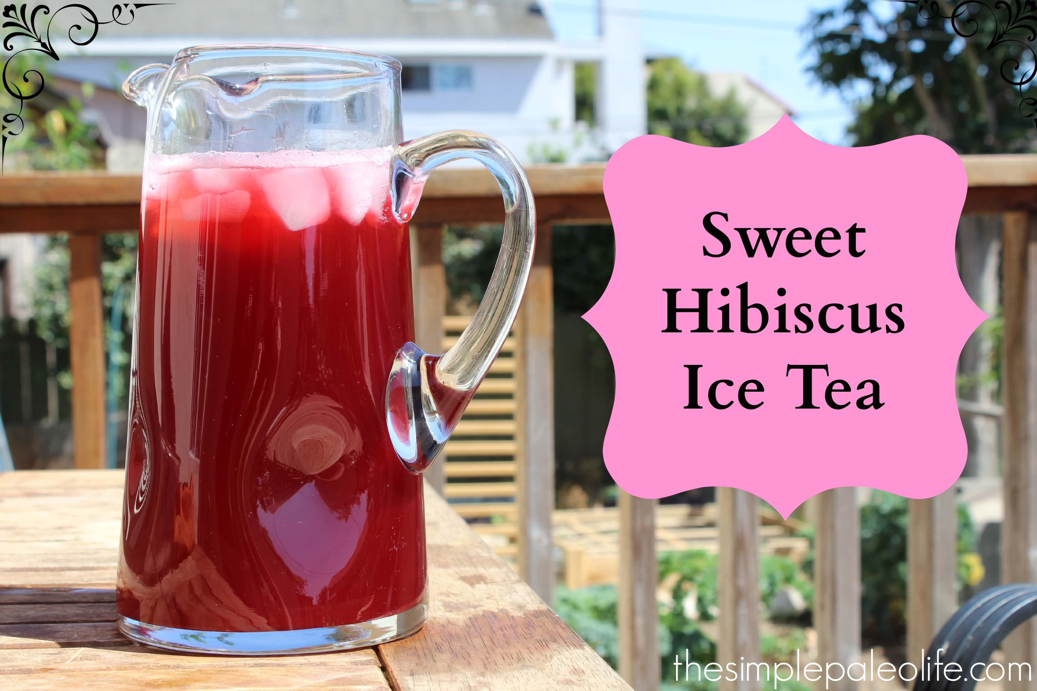 Sweet Hibiscus Iced Tea Recipe
