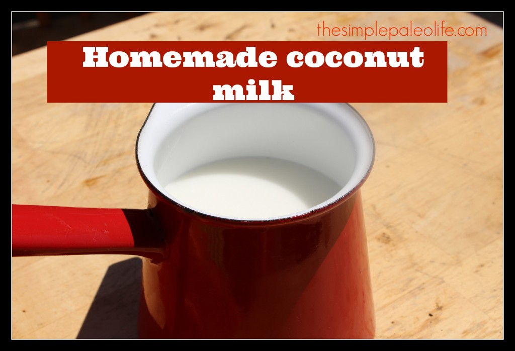 make your own coconut milk