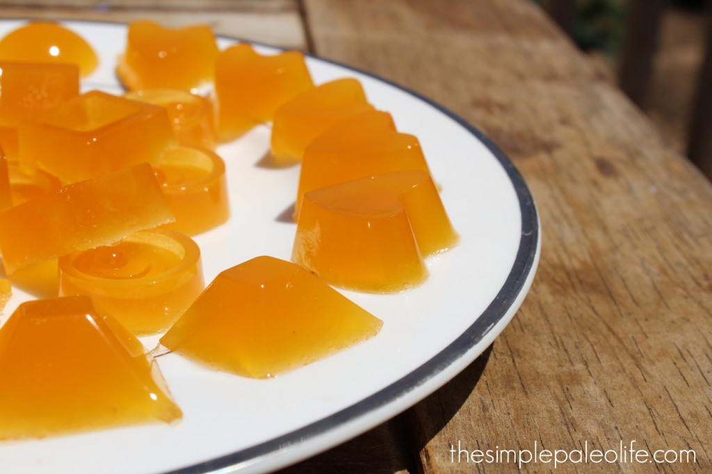 homemade orange gummy bears