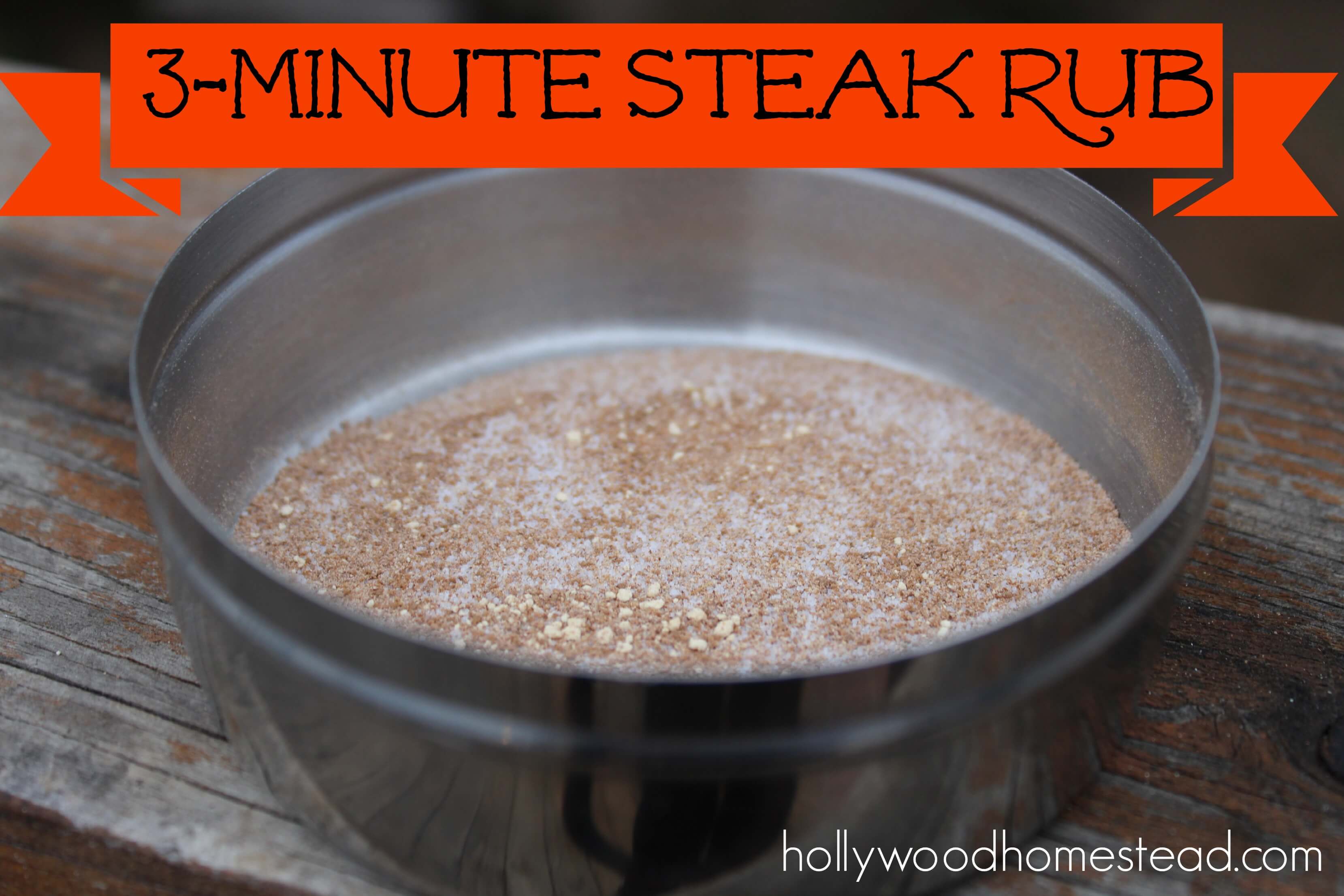 3 Minute Steak Rub