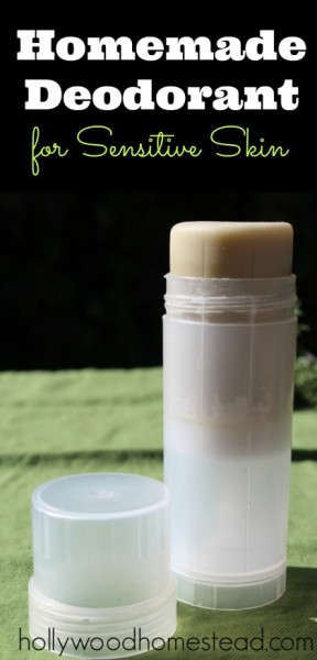 Homemade Deodorant for Sensitive Skin - Hollywood Homestead