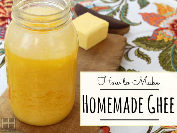 How to Make Homemade Ghee