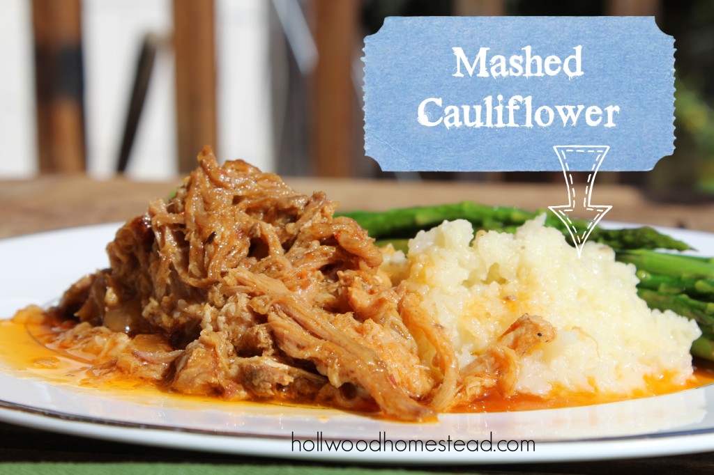 paleo mashed cauliflower