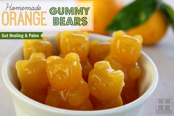 Homemade Orange Gummy Bears Recipe