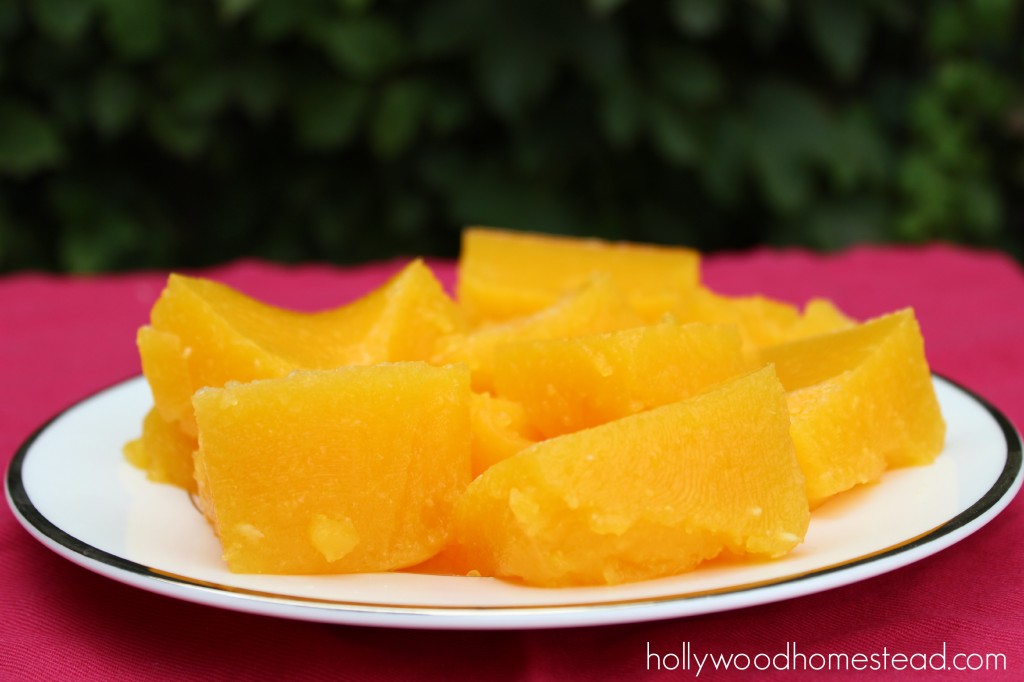 homemade orange jello