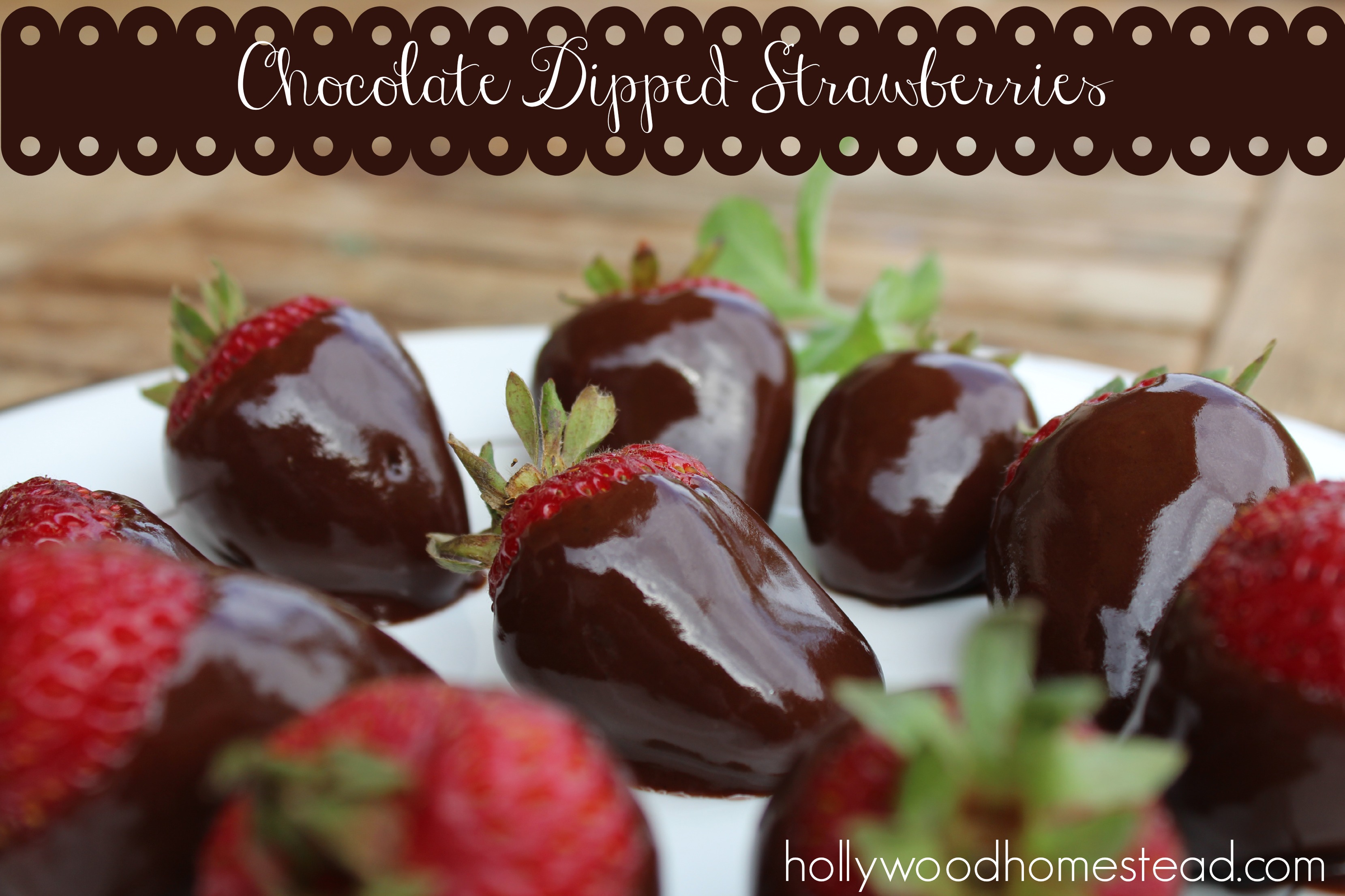 Paleo Treats: Chocolate Dipped Strawberries (Dairy Free)