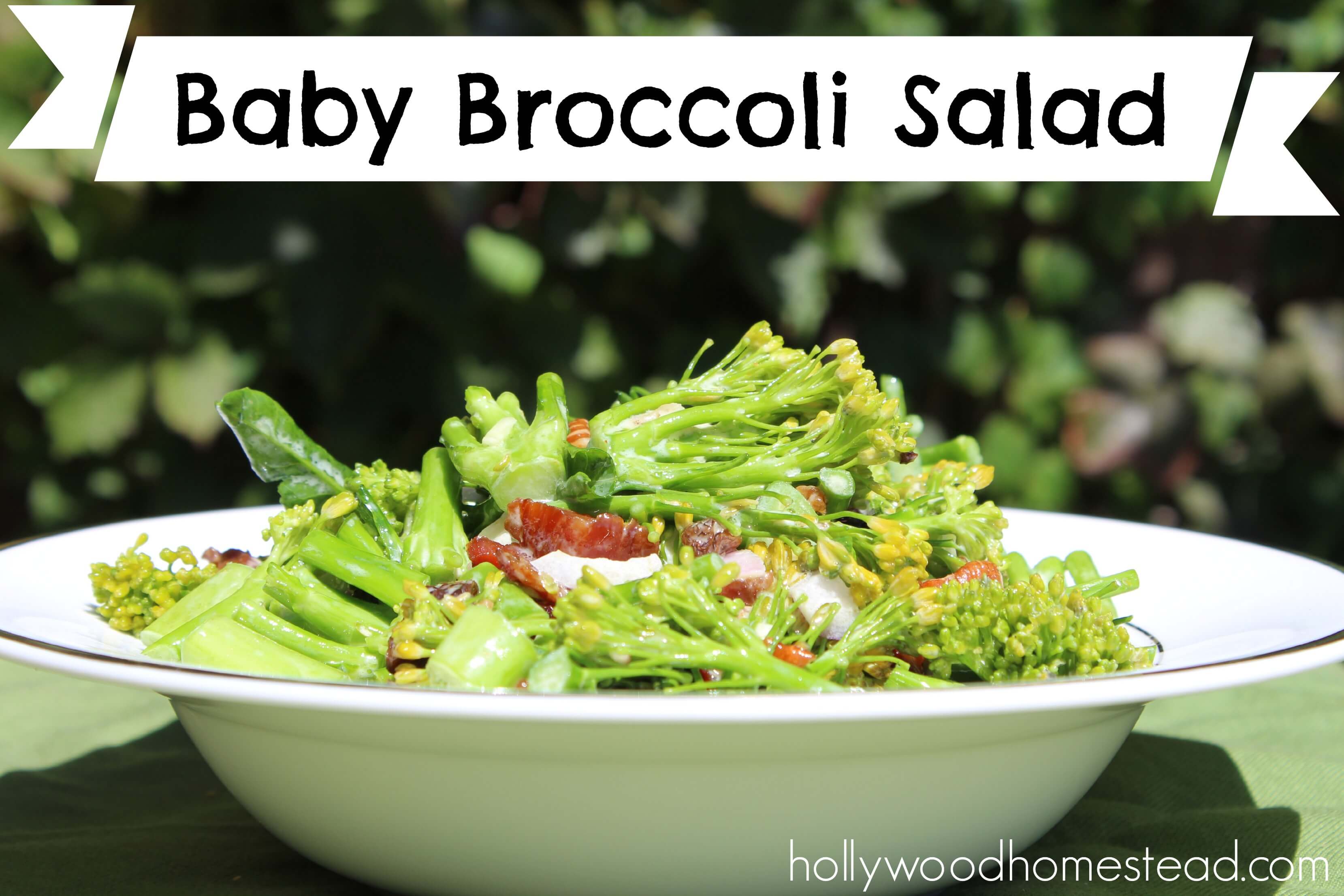 Baby Broccoli Salad