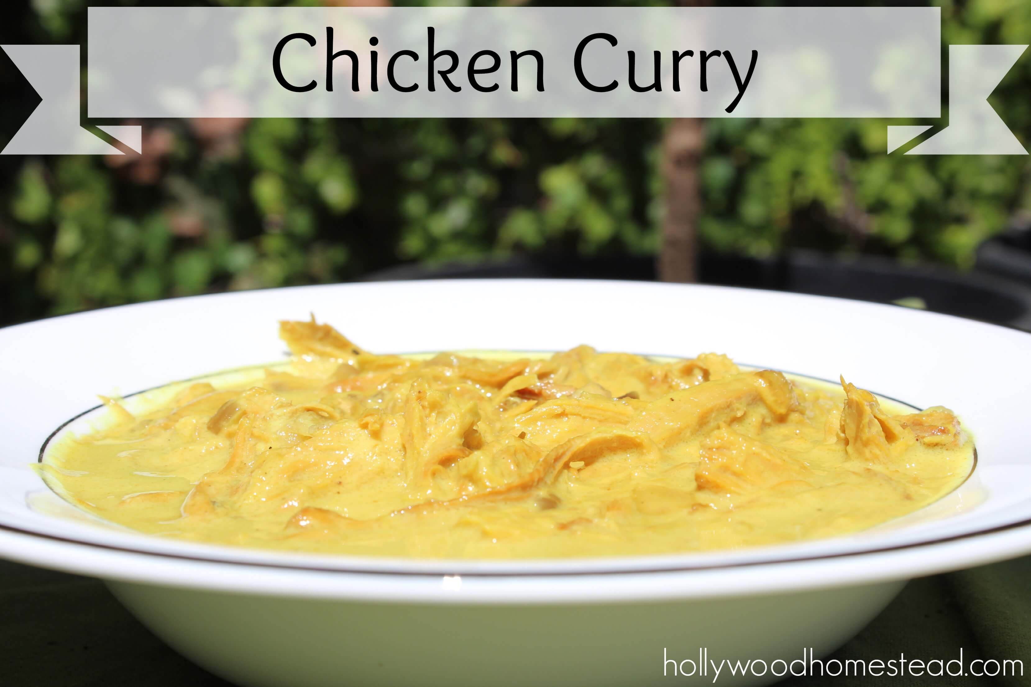 Paleo Chicken Curry