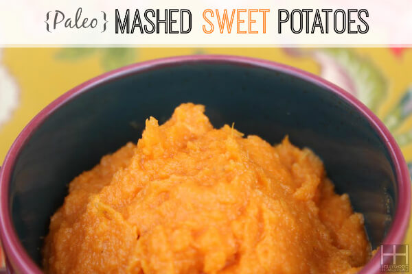 paleo mashed sweet potato