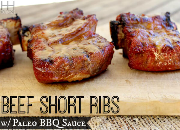 Beef Short Ribs With Paleo BBQ Sauce