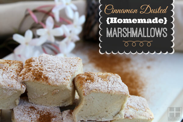 Cinnamon Covered Paleo Marshmallows (with chocolate dipped option)