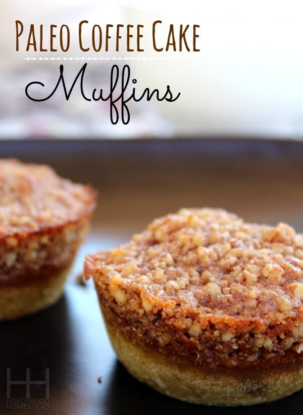 Paleo Coffee Cake Muffins