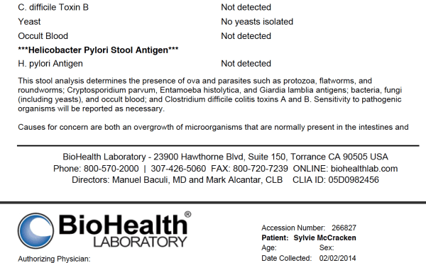 h pylori stool test after 