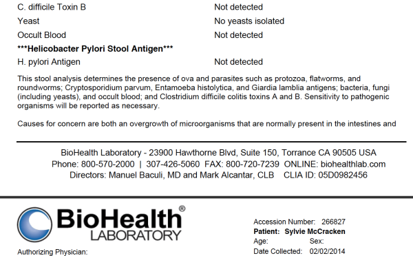 h pylori stool test after