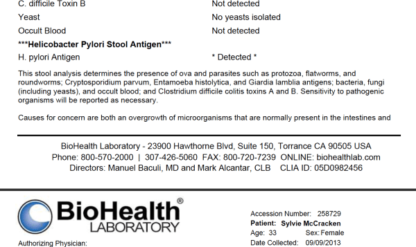 h pylori stool test before