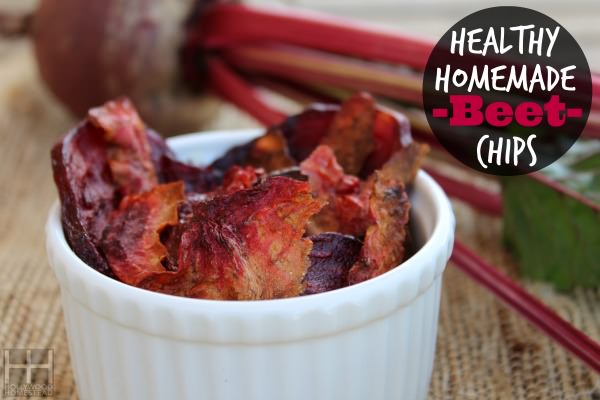 Healthy Homemade Beet Chips