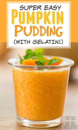 Super Easy Pumpkin Pudding Recipe (with gelatin!)  - Hollywood Homestead