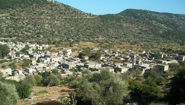 village in Chios, Greece
