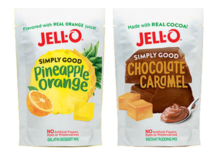 Jell-O simply good gelatin dessert mix