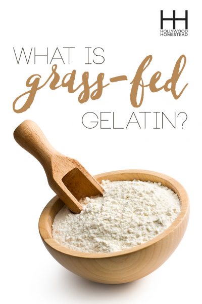 Grass-fed gelatin