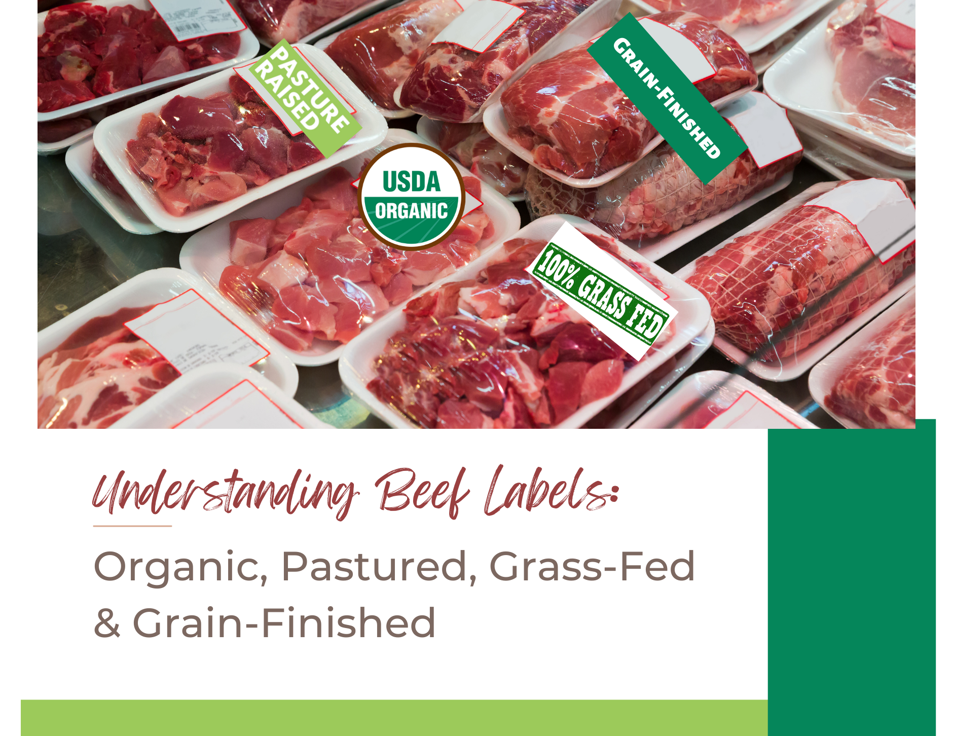 Understanding Beef Labels: Organic, Pastured, Grass-Fed & Grain-Finished