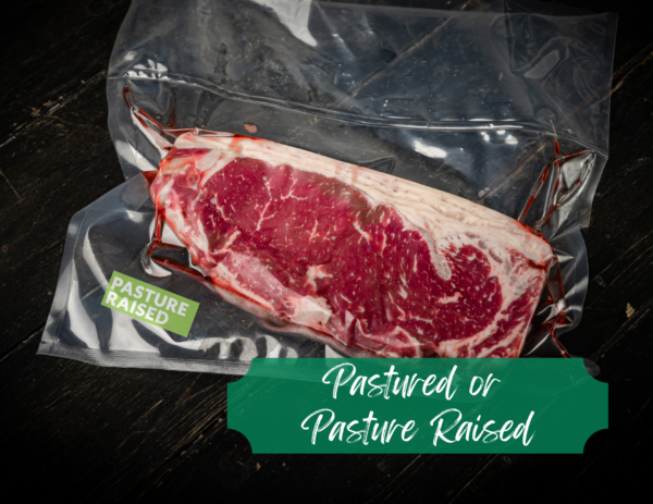 pastured or pasture-raised beef